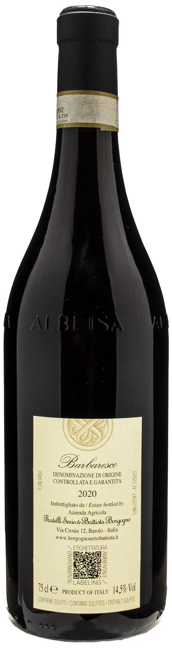 Fratelli Borgogno Barbaresco 2020