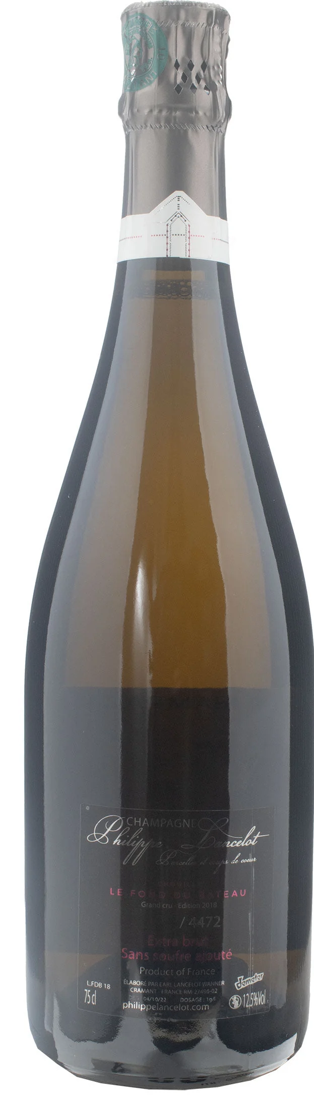 Philippe Lancelot Champagne Grand Cru Chouilly Le Fond du Bateau Extra Brut 2018