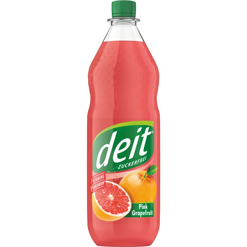 Deit Pink Grapefruit PET 12x 1 Liter (MEHRWEG)