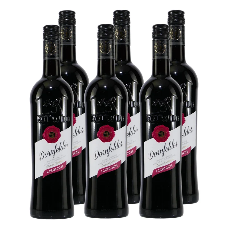 Rotwild Dornfelder QbA -lieblich- (6 x 0,75L)