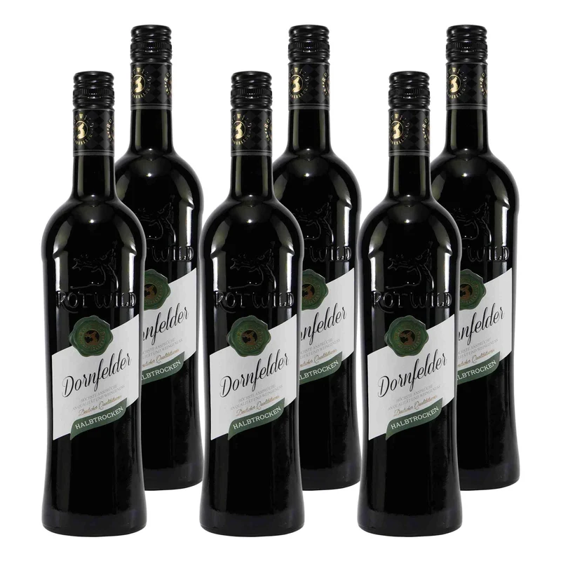 Rotwild Dornfelder QbA -halbtrocken- (6 x 0,75L)