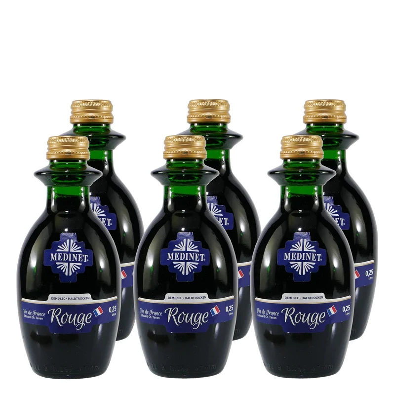Medinet Rouge -halbtrocken- (12 x 0,25L)