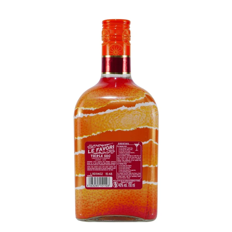 Le Favori Triple Sec Orangenlikör (6 x 0,7L)