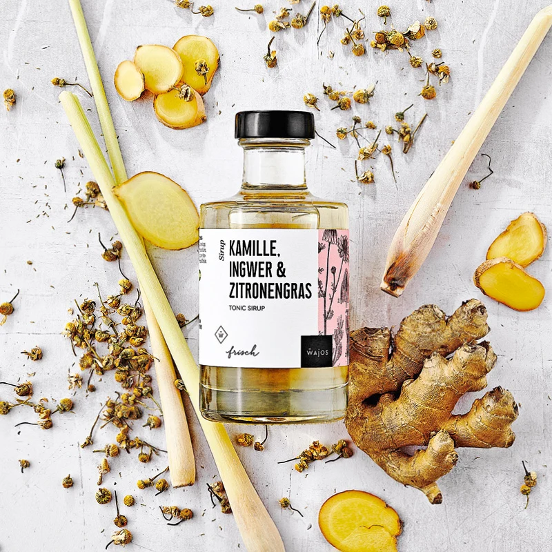Kamille, Ingwer & Zitronengras Tonic Sirup