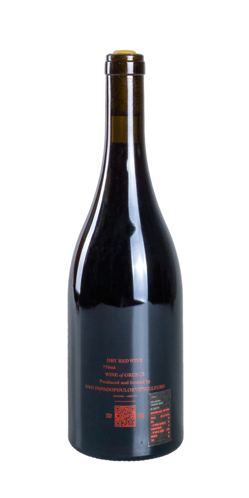 Rapsani Basilica Single Vineyard - Papadopoulos Viticulture