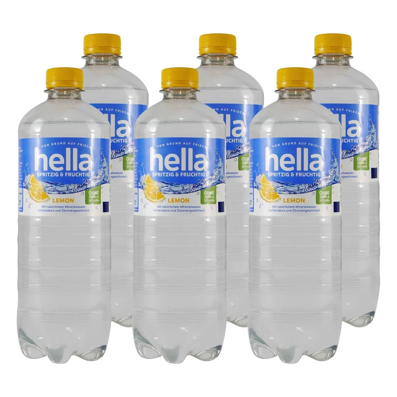hella Lemon Erfrischungsgetränk (6 x 0,75L) EINWEG