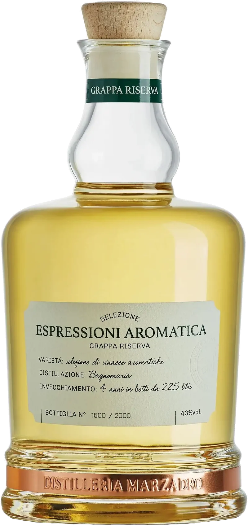 Marzadro Grappa Espressioni Aromatica 0,7L