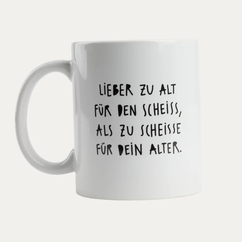Lieber zu alt – Emti – Becher