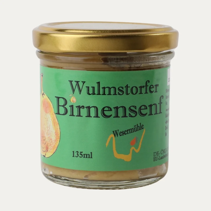 Wulmstorfer Bio-Birnensenf – Wesermühle – 135 ml