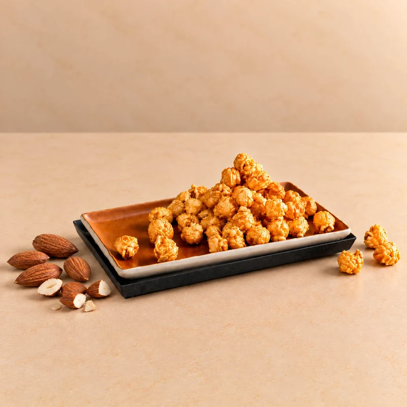 Mandel-Karamell – Popcorn – 100 g