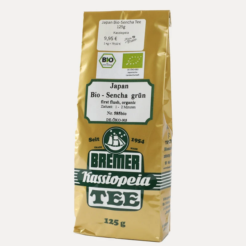 Bio Grüner Tee – Japan Sencha Tee First Flush – Kassiopeia – 125g