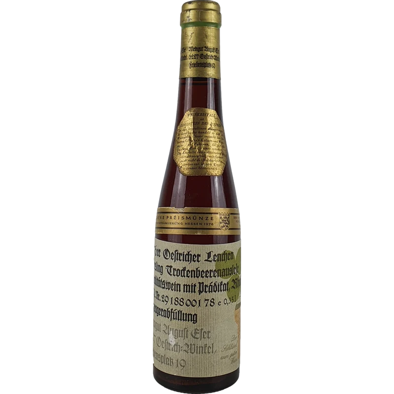 August Eser - Oestricher Lenchen Riesling Trockenbeerenauslese 1976 - 0,35 l