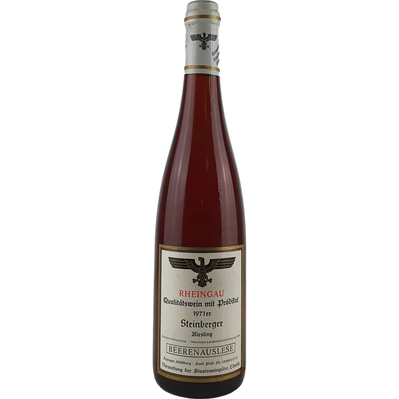 Staatsweingüter Eltville (Kloster Eberbach) - Steinberger Riesling Beerenauslese 1971 - 0,7 l
