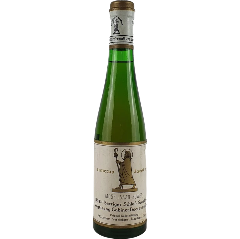 Vereinigte Hospitien (Sanctus Jacobus) - Serriger Schloß Saarfelser Vogelsang Riesling Beerenauslese Cabinet 1964 - 0,35l