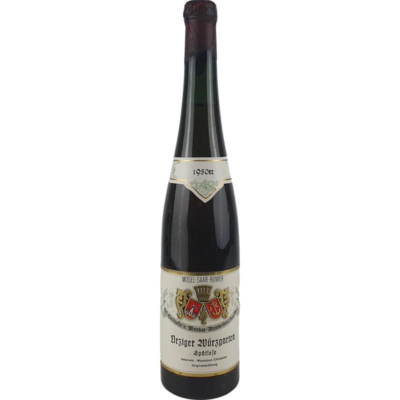 Jos. Christoffel Jr. (Christoffel-Prüm) - Ürziger Würzgarten Riesling Spätlese 1950 - 0,7l