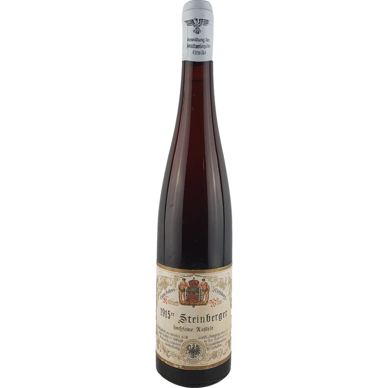 Königl. preuss. Domänen-Kellerei (Kloster Eberbach) - Steinberger Riesling hochfeine Auslese Cabinet 1915 - 0,7 l