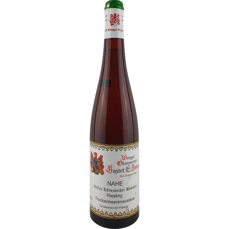August Anheuser - Kreuznacher Brückes Riesling Trockenbeerenauslese 1937 - 0,7 l