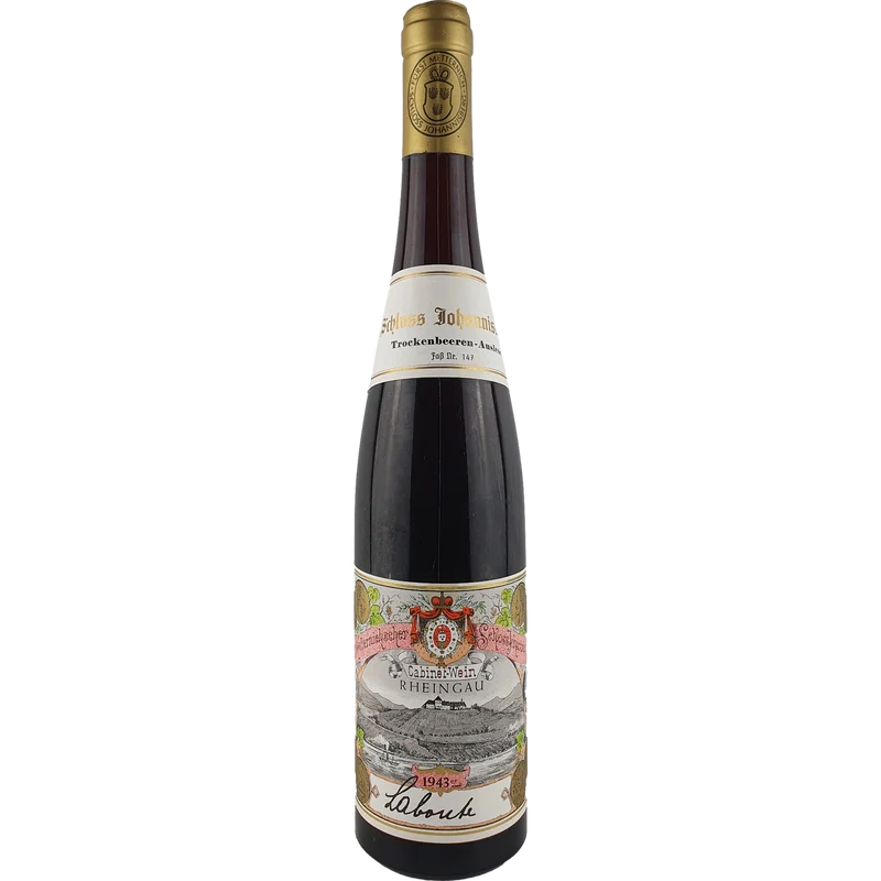 Schloss Johannisberg - Schloss Johannisberg Riesling Trockenbeerenauslese Cabinet Goldlack Goldkapsel1943 - 0,7 l