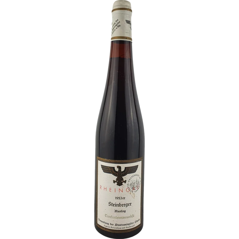 Staatsweingüter Eltville (Kloster Eberbach) - Steinberger Riesling Trockenbeerenauslese Versteigerung 1953 - 0,7 l
