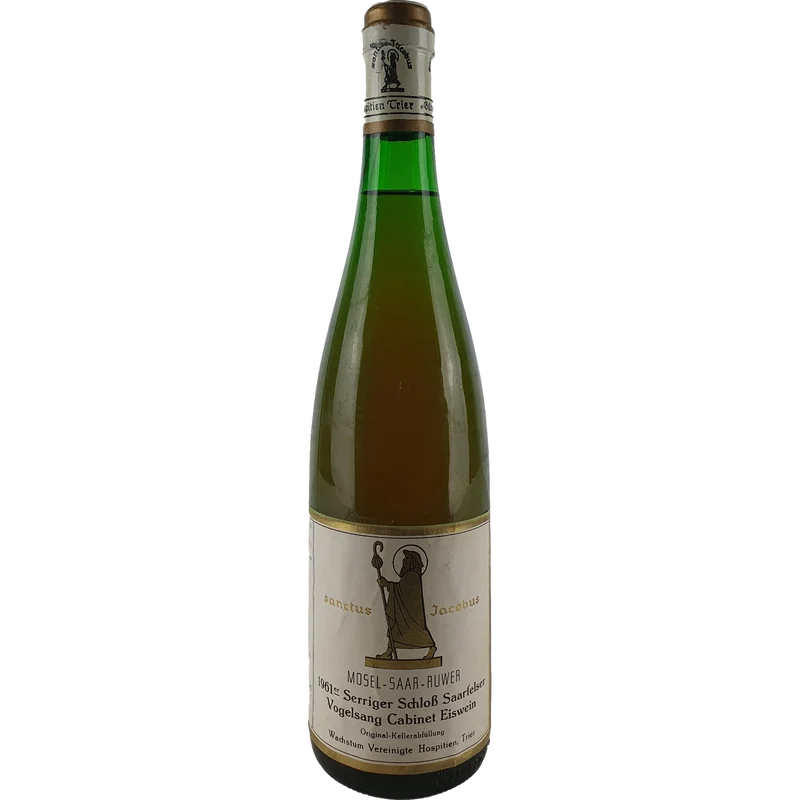 Vereinigte Hospitien (Sanctus Jacobus) - Serriger Schloß Saarfelser Vogelsang Riesling Eiswein Cabinet 1961 - 0,7 l
