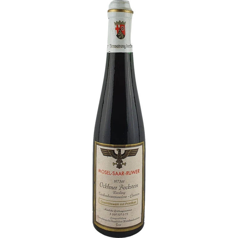 Staatl. Weinbaudomänen Trier - Ockfener Bockstein Riesling Eiswein-Trockenbeerenauslese 1973 - 0,35 l