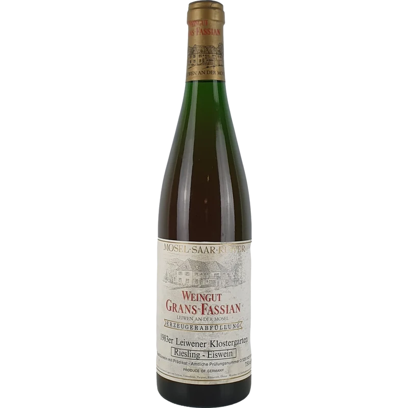 Grans-Fassian - Leiwener Klostergarten Riesling Eiswein Goldkapsel 1983 - 0,75 l