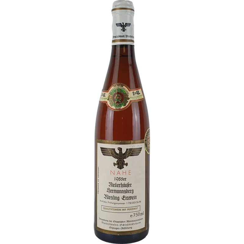 Staatl. Weinbaudomäne Niederhausen-Schloßböckelheim - Niederhäuser Hermannsberg Riesling Eiswein 1985 - 0,75 l