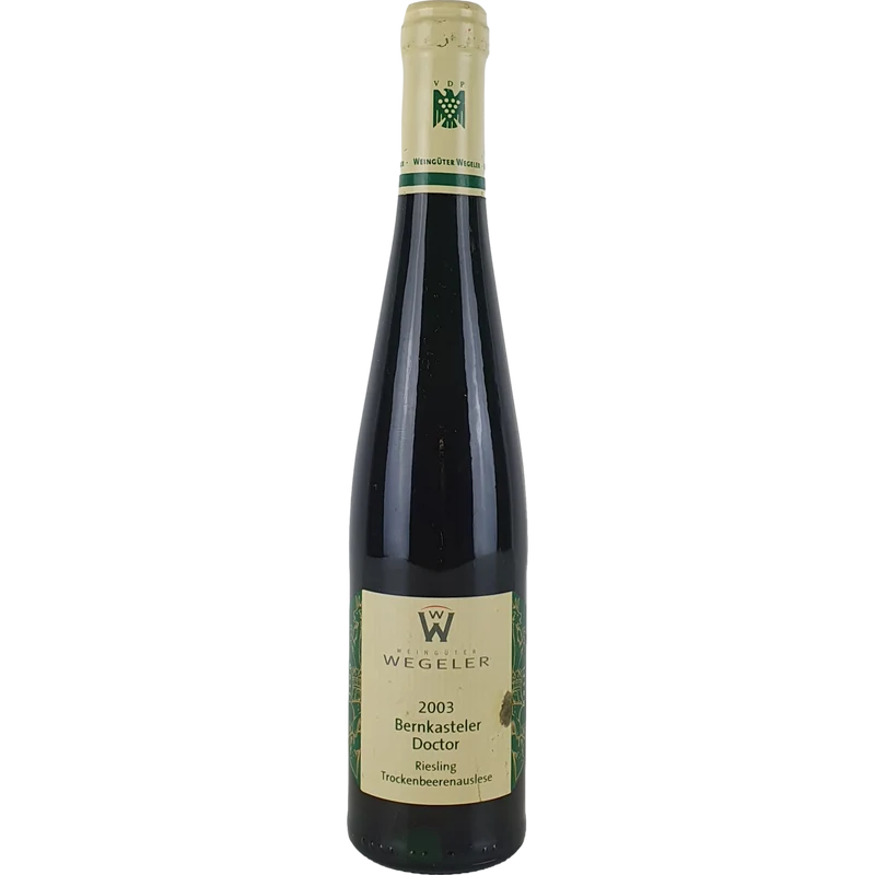 Wegeler - Bernkasteler Doctor Riesling Trockenbeerenauslese 2003 - 0,375 l