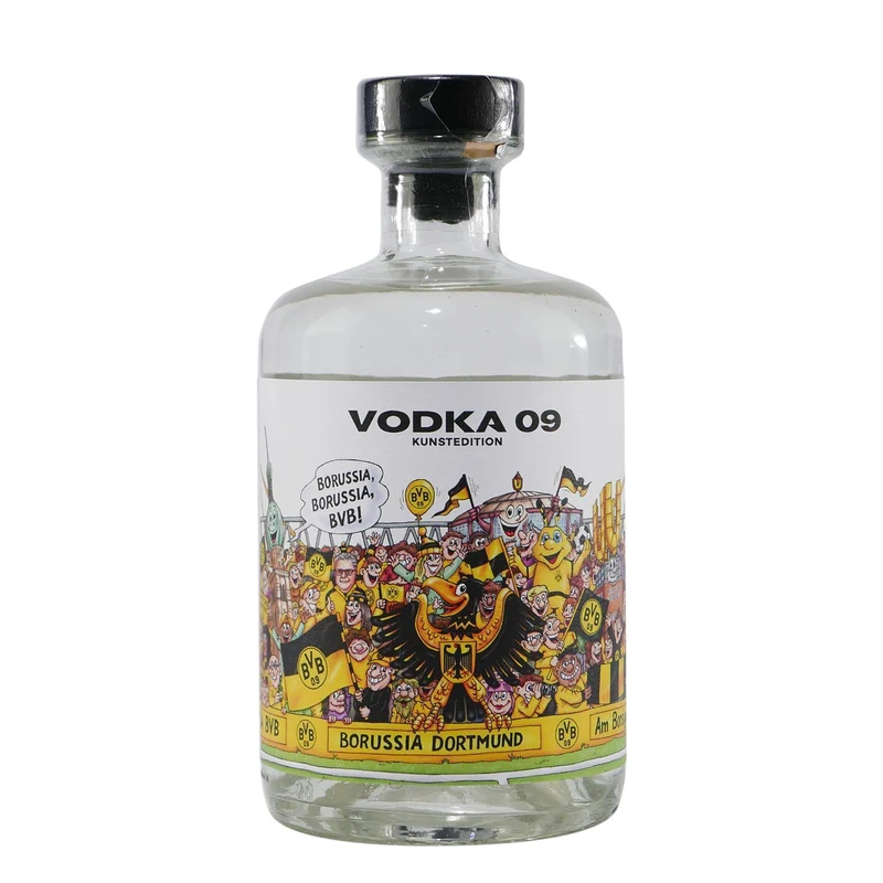 BVB Vodka 09 -Kunstedition- mit Geschenk-Holzkiste