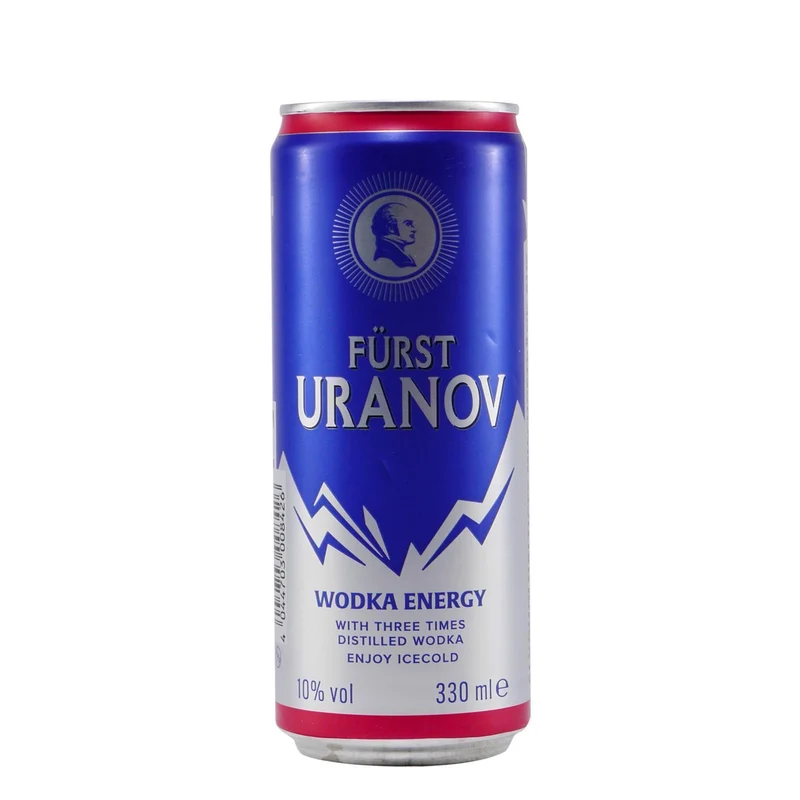 Fürst Uranov Wodka Energy (12 x 0,33L) EINWEG