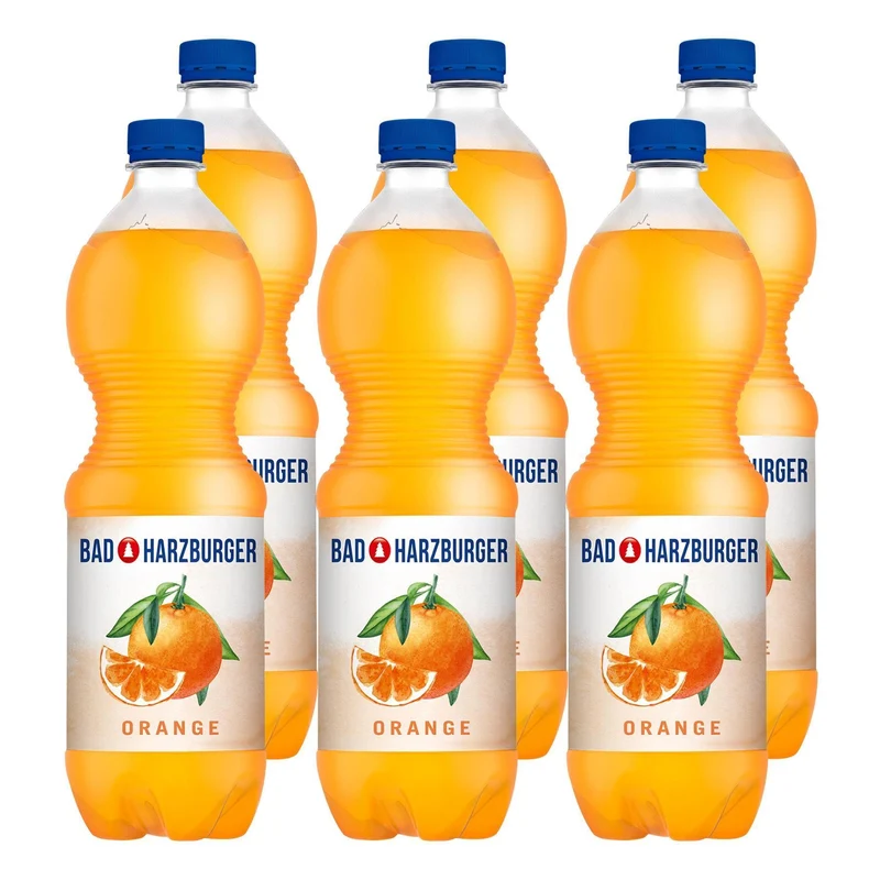 Bad Harzburger Orangen Limonade (12 x 1,0L) EINWEG