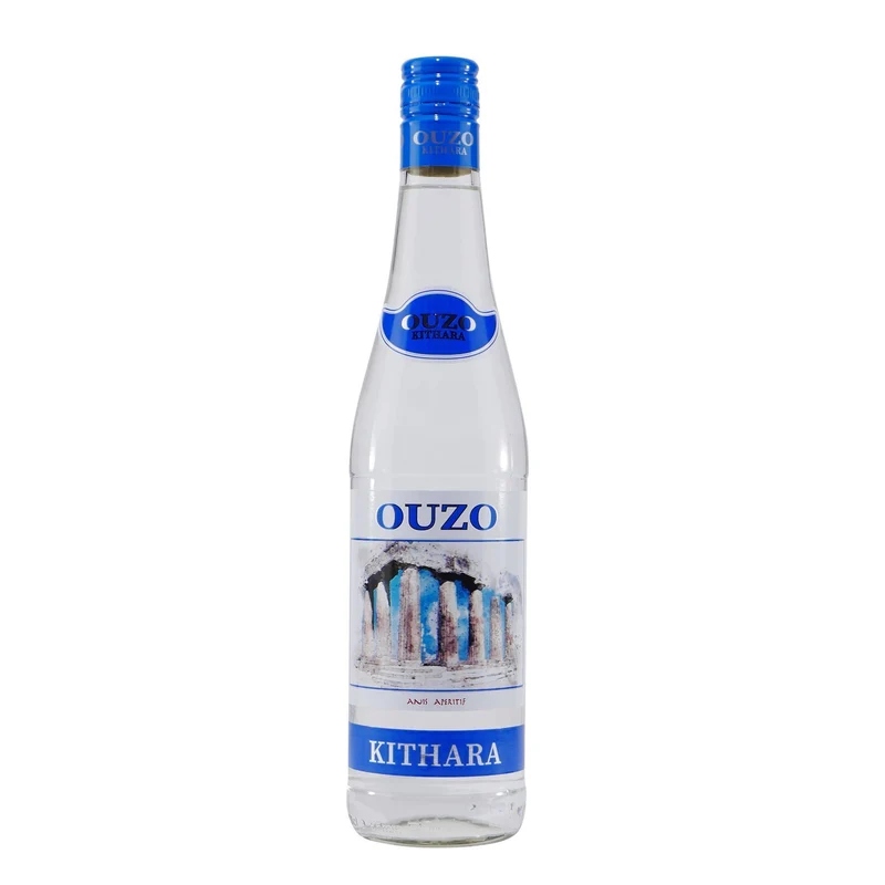 Kithara Ouzo mit Geschenk-Holzkiste