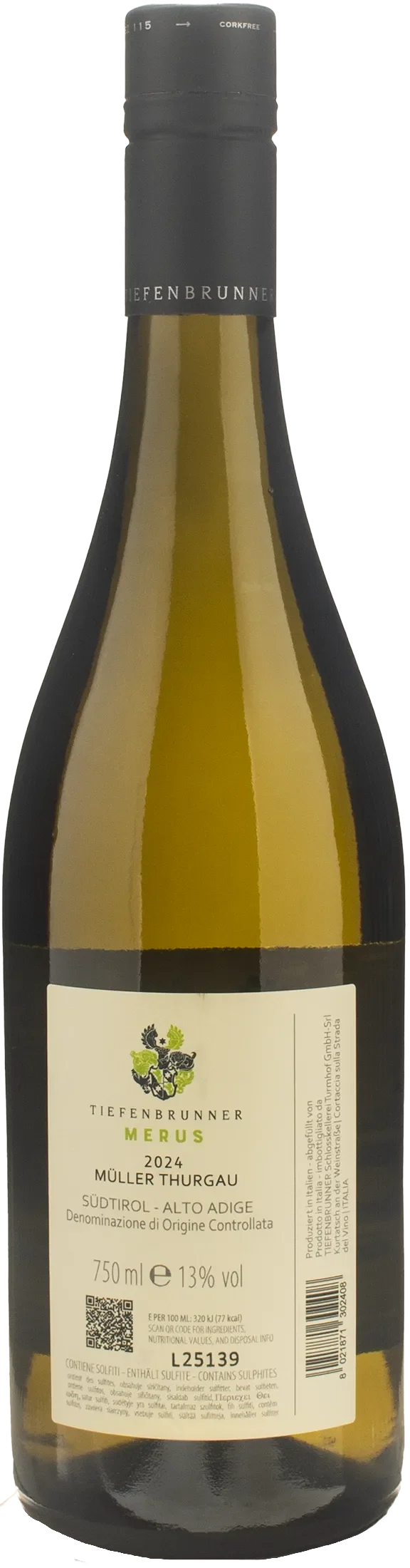 Tiefenbrunner Merus Muller Thurgau 2024