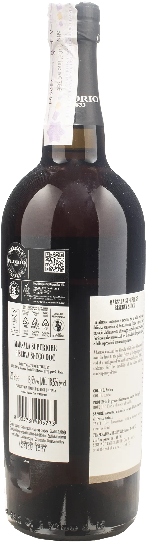 Florio Marsala Secco Superiore Riserva