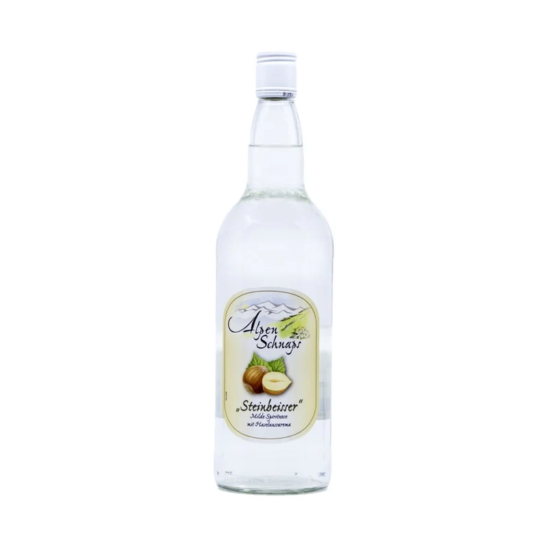 Alpen Schnaps Steinbeisser Haselnuss 1l