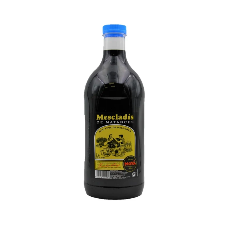 Moya Mescladis de Matances Schweinchenlikör Kräuterlikör -3l Nachfüllflasche-
