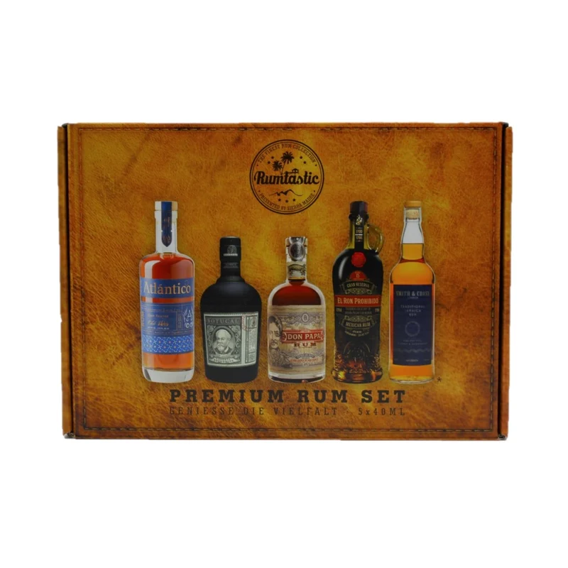 Rum Tasting Set Premium 5 x 40 ml (gelb), 200ml