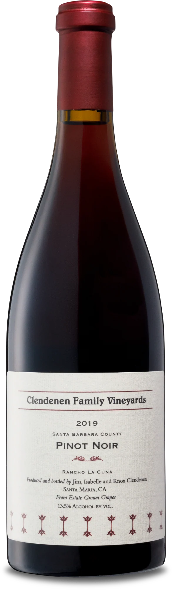 2019 Clendenen Family Vineyards Pinot Noir Rancho La Cuna