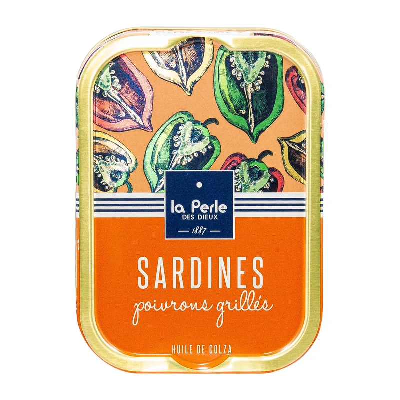 Sardinen mit gegrillter Paprika