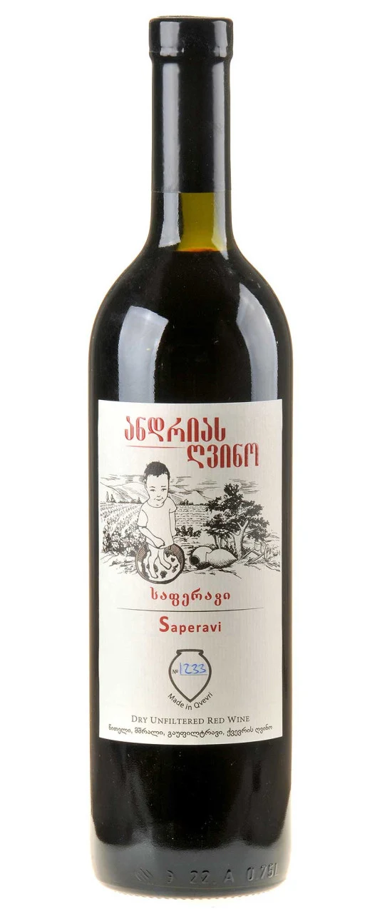 Andrias Gvino Saperavi Qvevri Red Dry 2022
