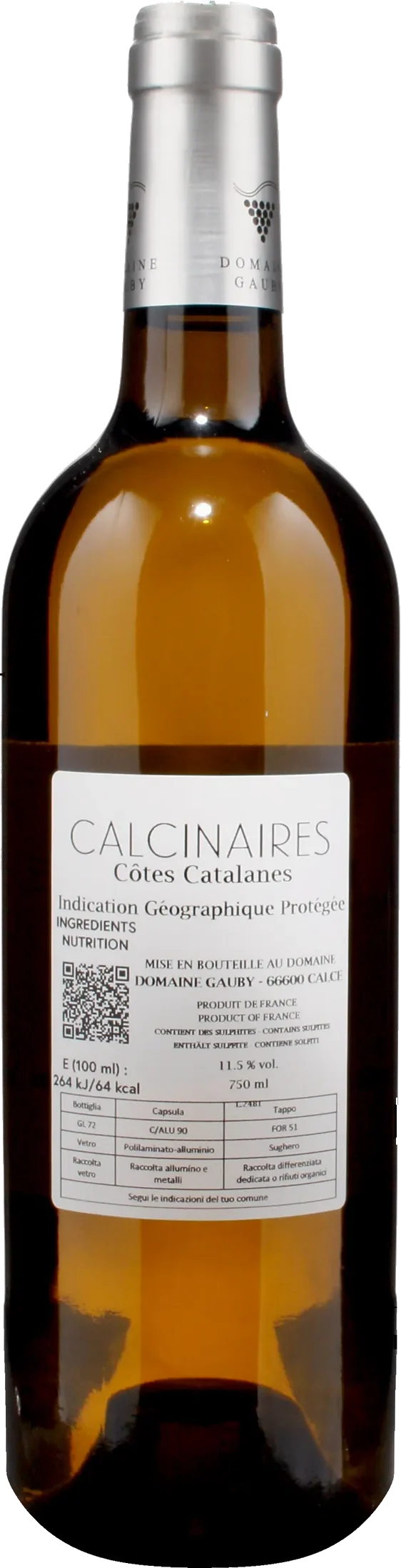 Domaine Gauby Cotes Catalanes Blanc Calcinares 2024