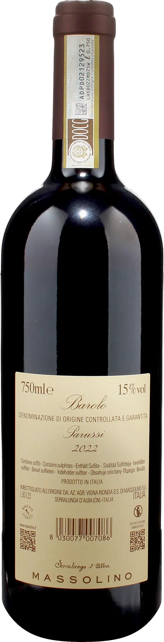 Massolino Barolo Parussi 2022