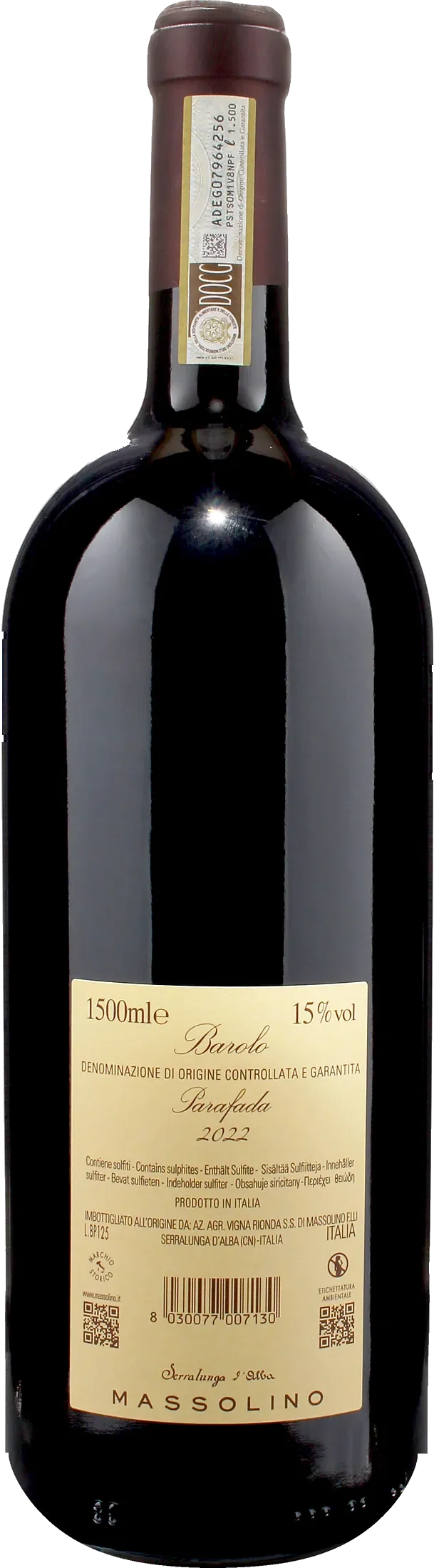 Massolino Barolo Parafada Magnum 2022