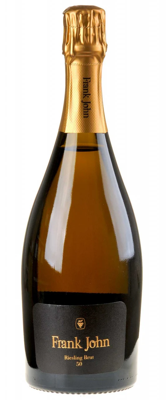 Frank John Riesling Brut min. 50 Mon. Hefelager Bio 2018 white