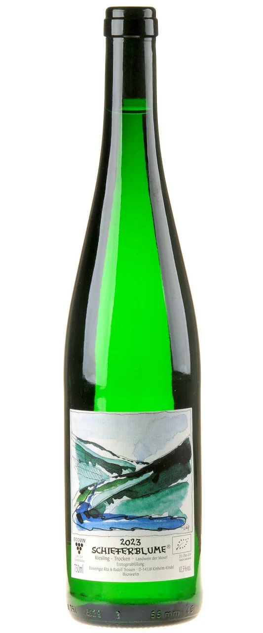 Rita & Rudolf Trossen Schieferblume Riesling trocken Bio 2024 white