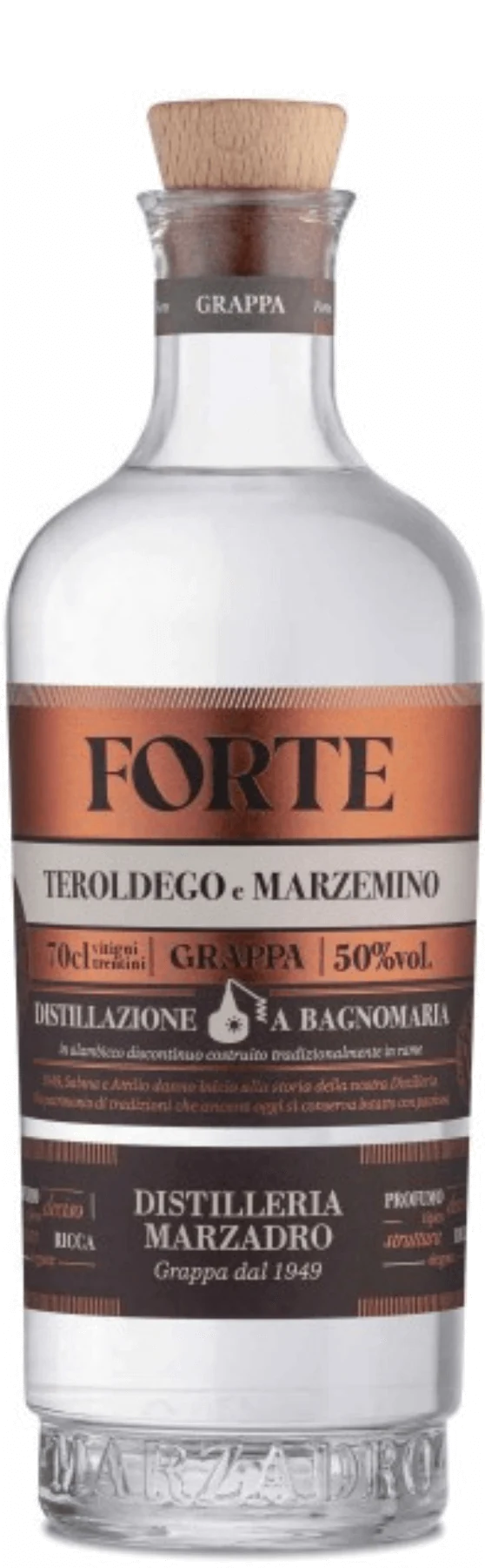 Marzadro Grappa Bivitigno Forte 0,7L