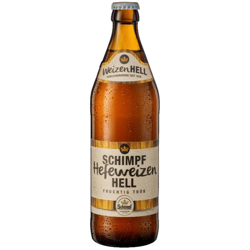 Schimpf Hefeweizen Hell 20x 0,5 Liter (MEHRWEG)