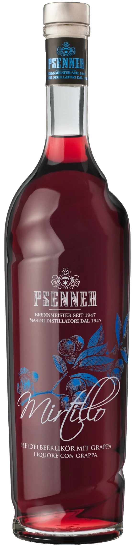 Psenner Mirtillo Heidelbeerlikör mit Grappa 0,7L