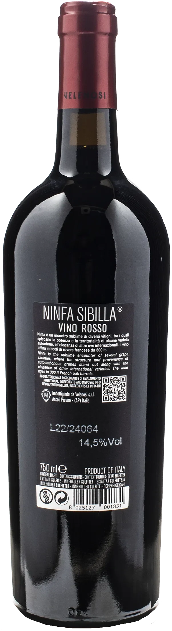 Velenosi Ninfa Sibilla Rosso