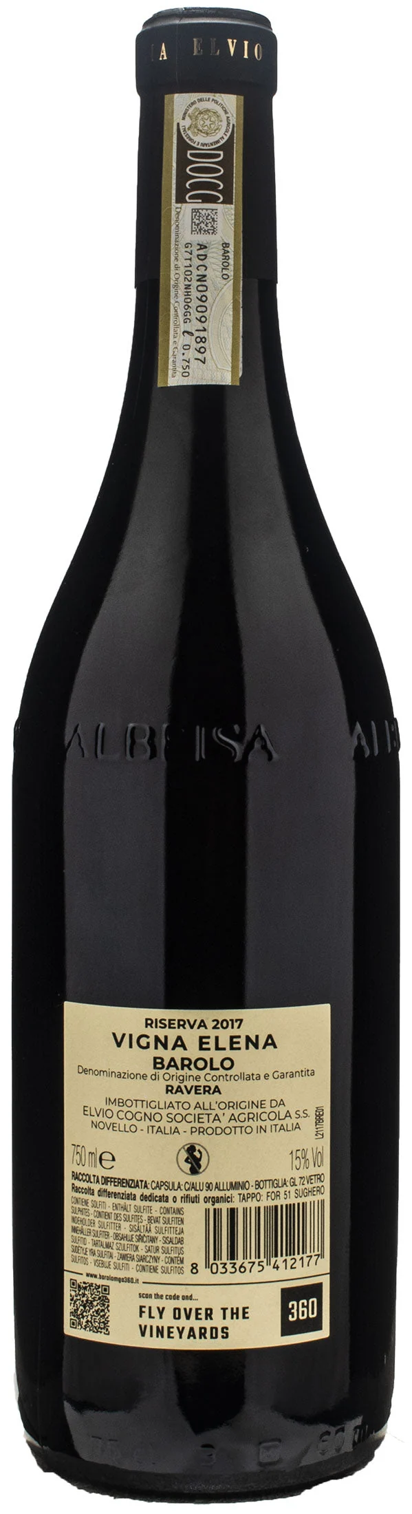 Cogno Barolo Ravera Vigna Elena Riserva 2017